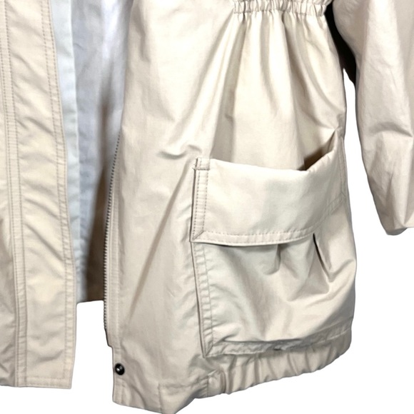 Vince Windbreaker Utility Cinched Waist Jacket 3/4 Sleeve Size Small - Picture 5 of 9